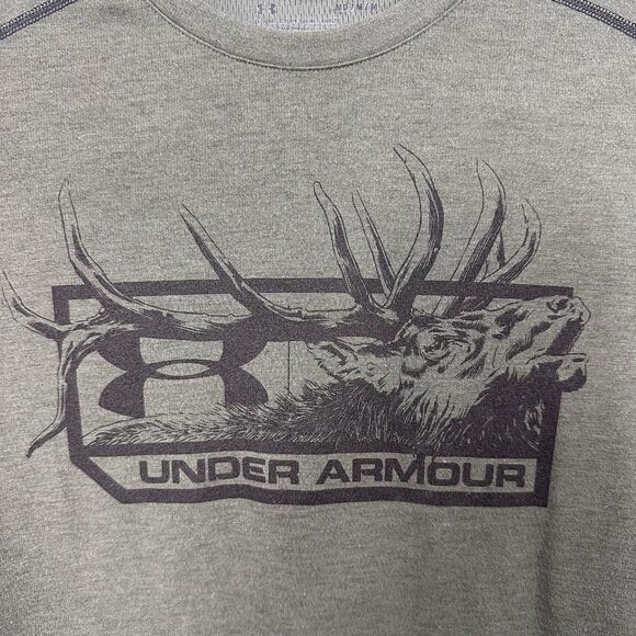Under Armour Elk Hunting Thermal Shirt Cold Gear Mens Size M Olive Drab Green - Picture 3 of 7